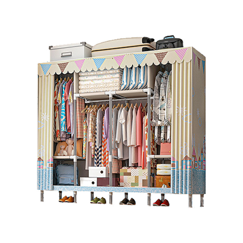 Armoire à cadre en métal Armoire de style contemporain garde-robe