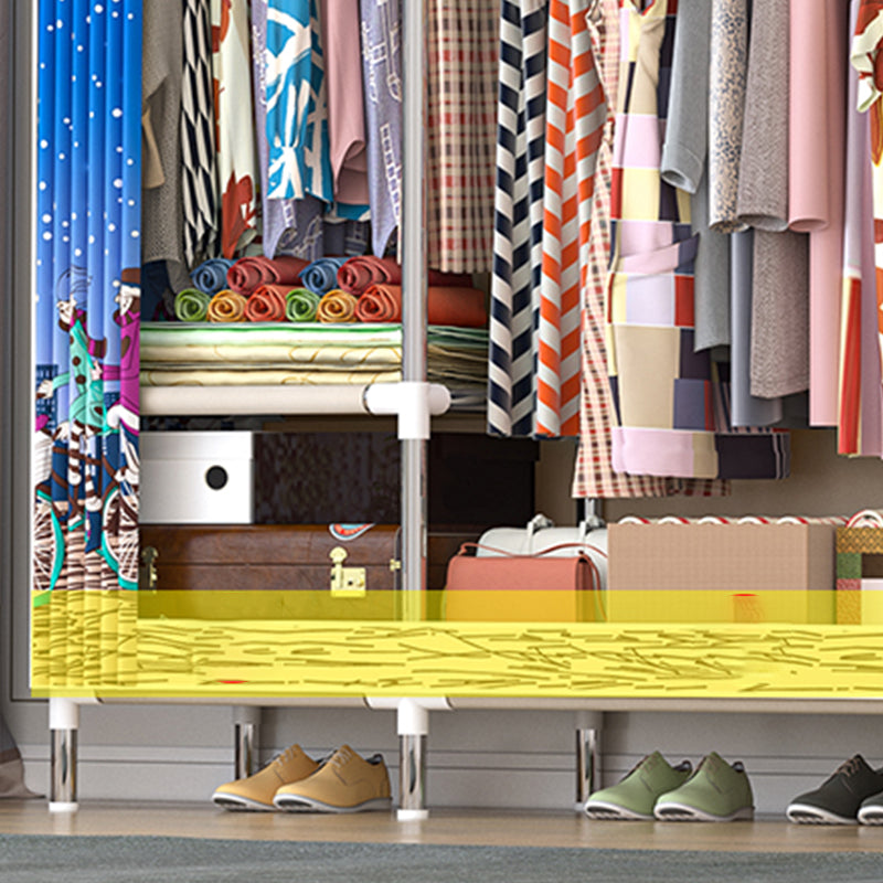 Armoire à cadre en métal Armoire de style contemporain garde-robe