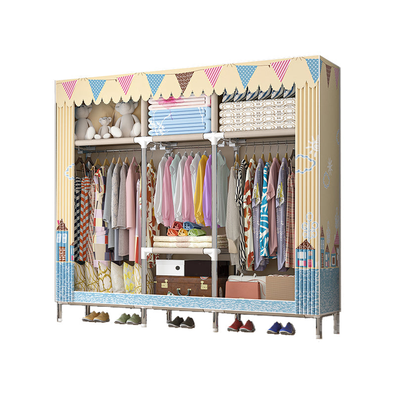 Armoire à cadre en métal Armoire de style contemporain garde-robe