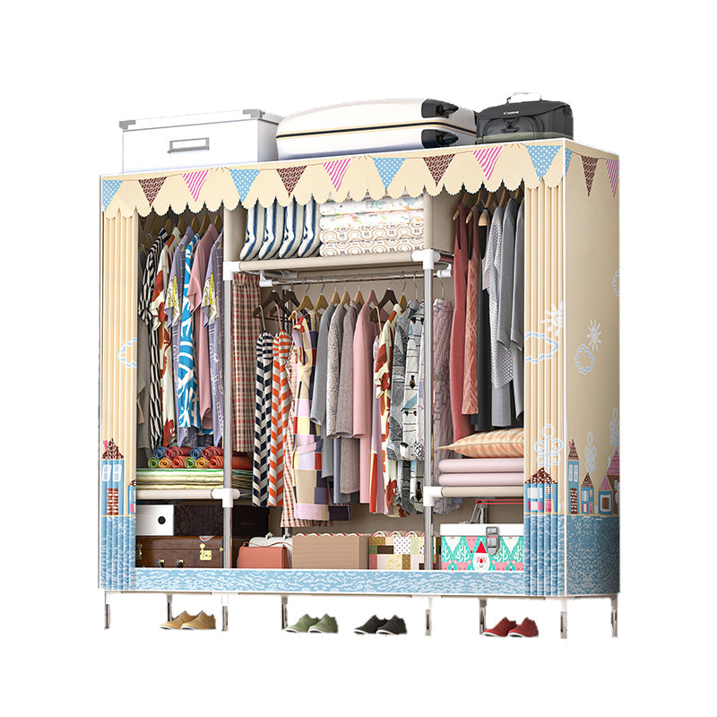 Armoire à cadre en métal Armoire de style contemporain garde-robe