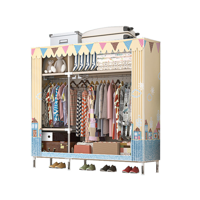 Armoire à cadre en métal Armoire de style contemporain garde-robe