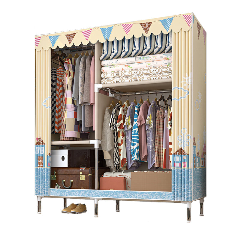 Armoire à cadre en métal Armoire de style contemporain garde-robe