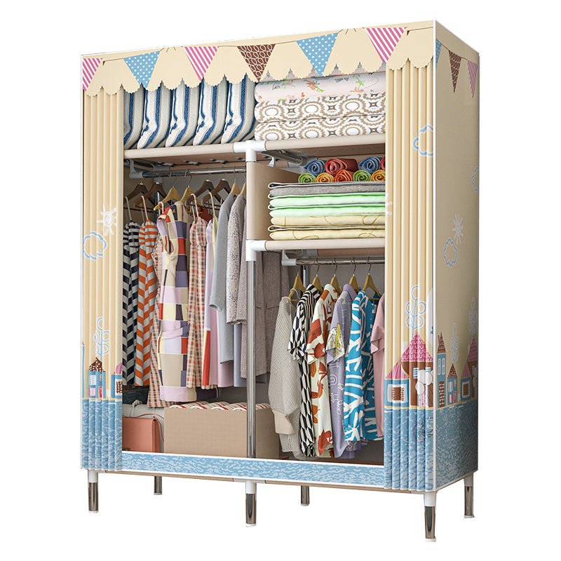 Armoire à cadre en métal Armoire de style contemporain garde-robe