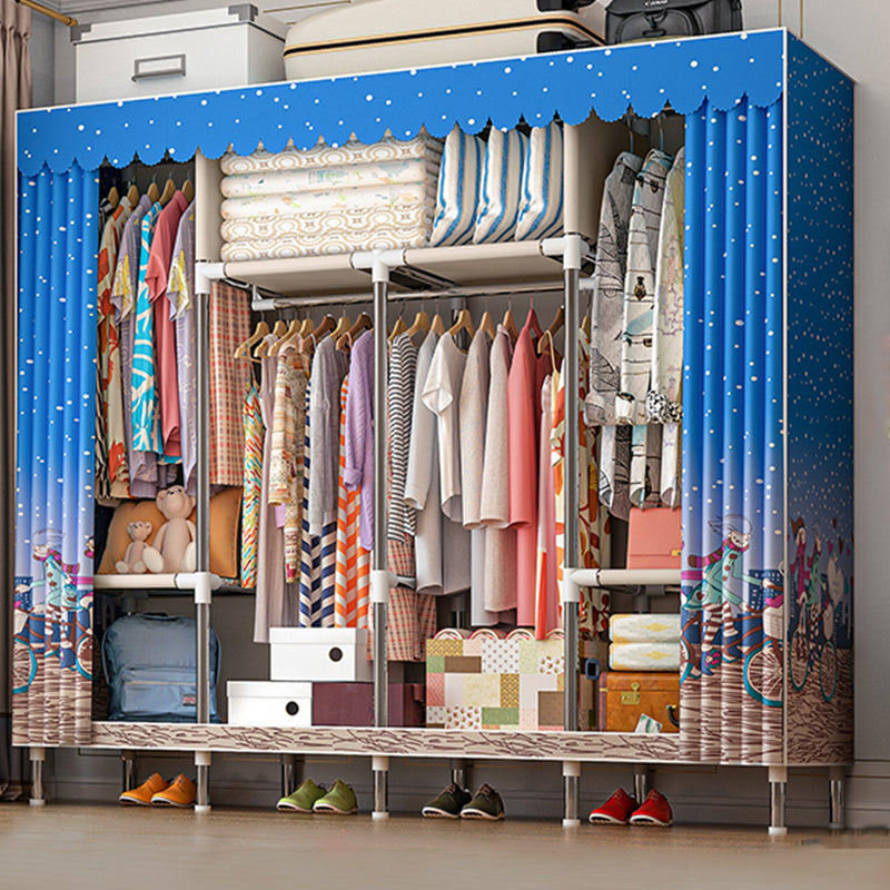 Armoire à cadre en métal Armoire de style contemporain garde-robe