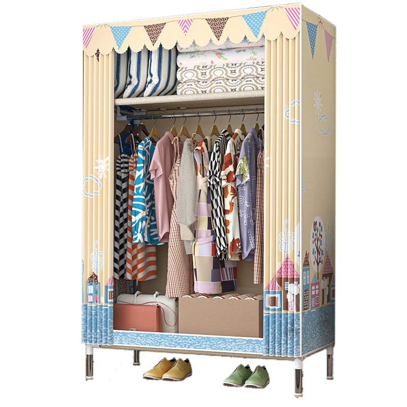 Armoire à cadre en métal Armoire de style contemporain garde-robe