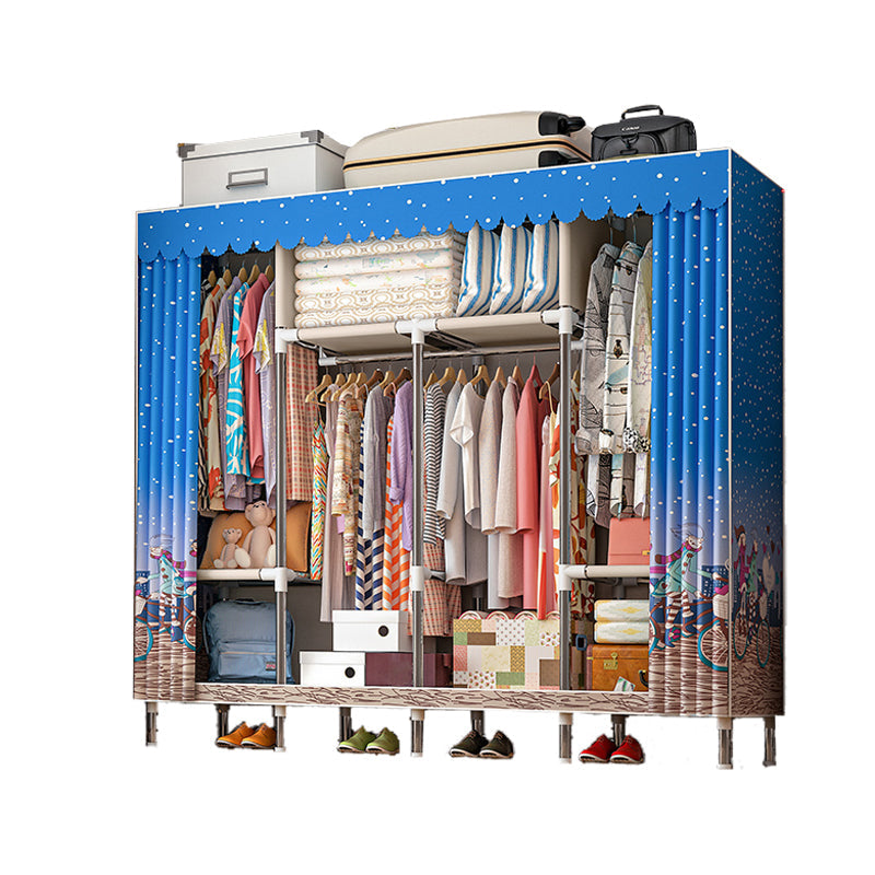 Armoire à cadre en métal Armoire de style contemporain garde-robe