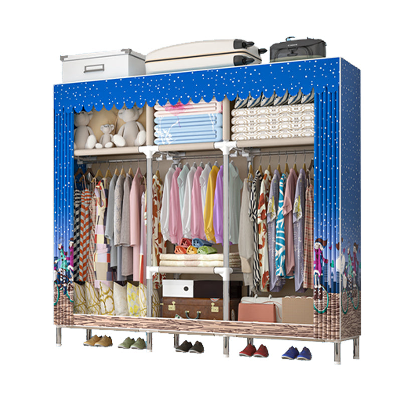 Armoire à cadre en métal Armoire de style contemporain garde-robe