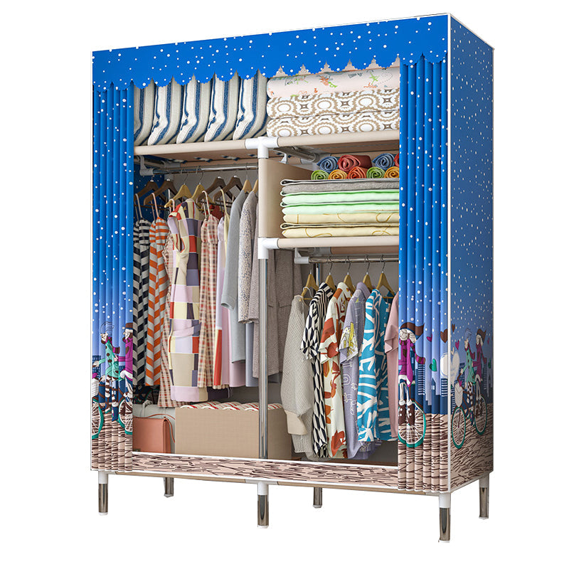 Armoire à cadre en métal Armoire de style contemporain garde-robe