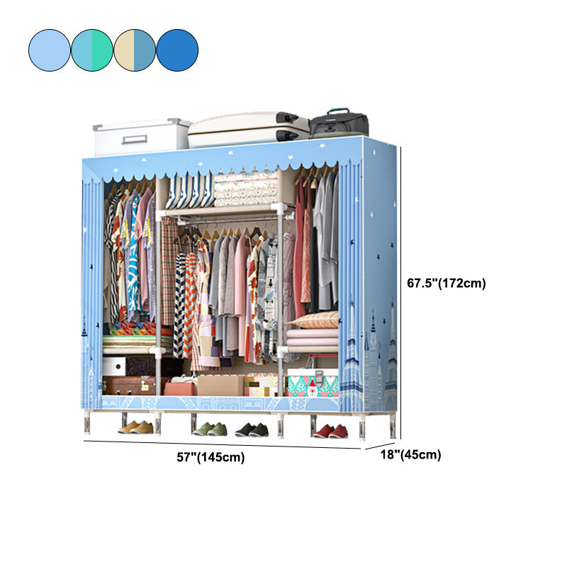 Armoire à cadre en métal Armoire de style contemporain garde-robe