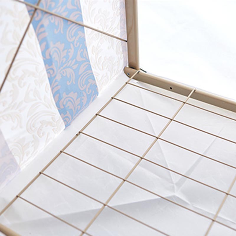 Gouden stalen frame garderobe armoire eigentijdse garderobe voor slaapkamer