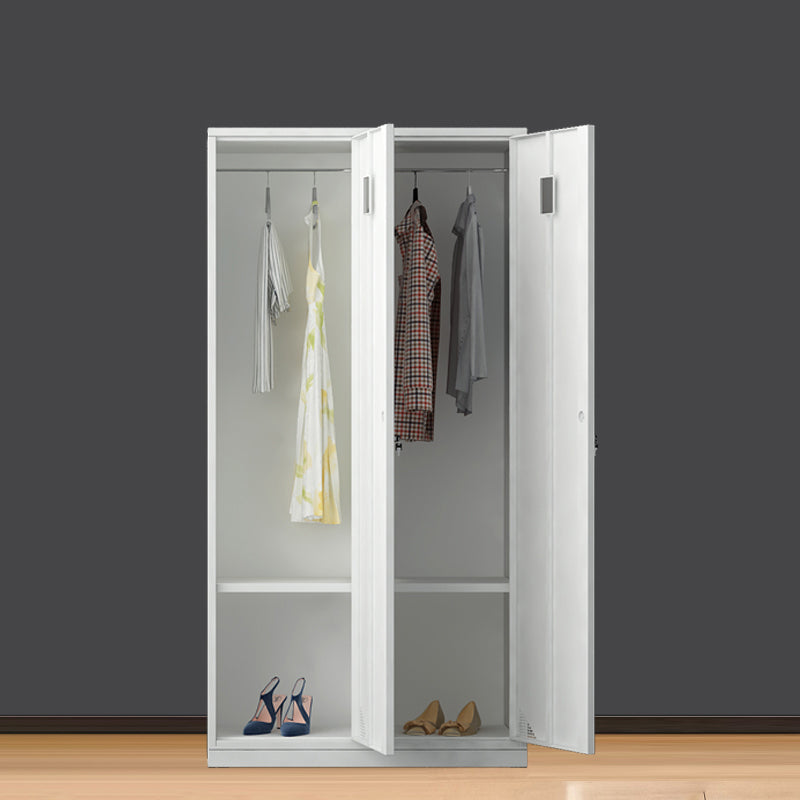 Armoire de rangement intérieure contemporaine avec porte métallique