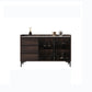 Weiß gesinterte Stein -Top -Server Glamstil Buffet Sideboard für Wohnzimmer