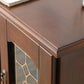 Porta della credenza in stile glam in legno massiccio e sideboard del cassetto per soggiorno