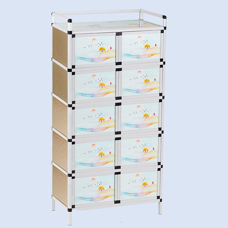 Porta contemporanea in stile contemporaneo sideboard metallico per cucina