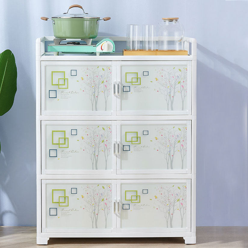 Porta contemporanea in stile contemporaneo sideboard metallico per cucina