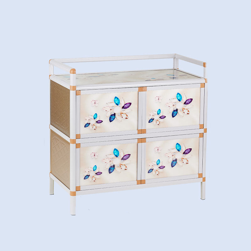 Porta contemporanea in stile contemporaneo sideboard metallico per cucina