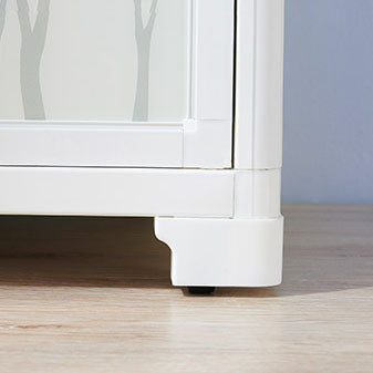 Porta contemporanea in stile contemporaneo sideboard metallico per cucina