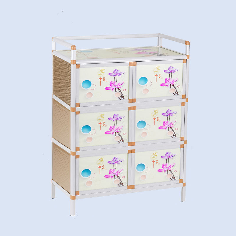 Porta contemporanea in stile contemporaneo sideboard metallico per cucina