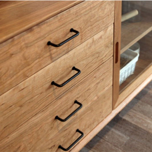 Porta scorrevole Sideboard contemporanea Sideboard in legno per sala da pranzo