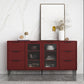 Glam Style Buffet Sideboard Engineer Wood Server with Door and Drawer for Living Room Clearhalo 'buffet_sideboard' 'Buffets & Sideboards' 'furn' 'furn_buffet_sideboard' 'Furniture' 'Kitchen & Dining Furniture' 5571065
