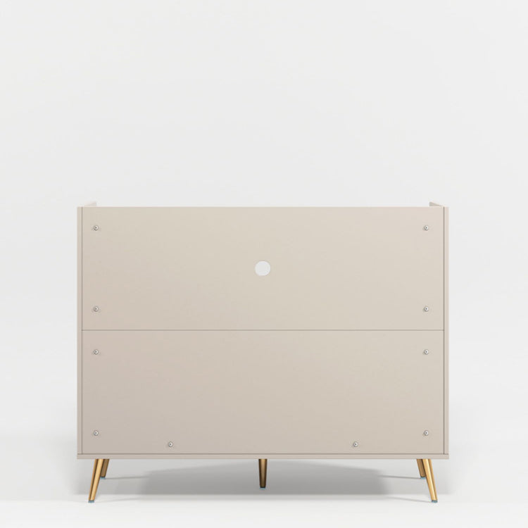 2-ladel gemanipuleerde houten bijboard glamour verstelbare planken credenza met stenen aanrecht