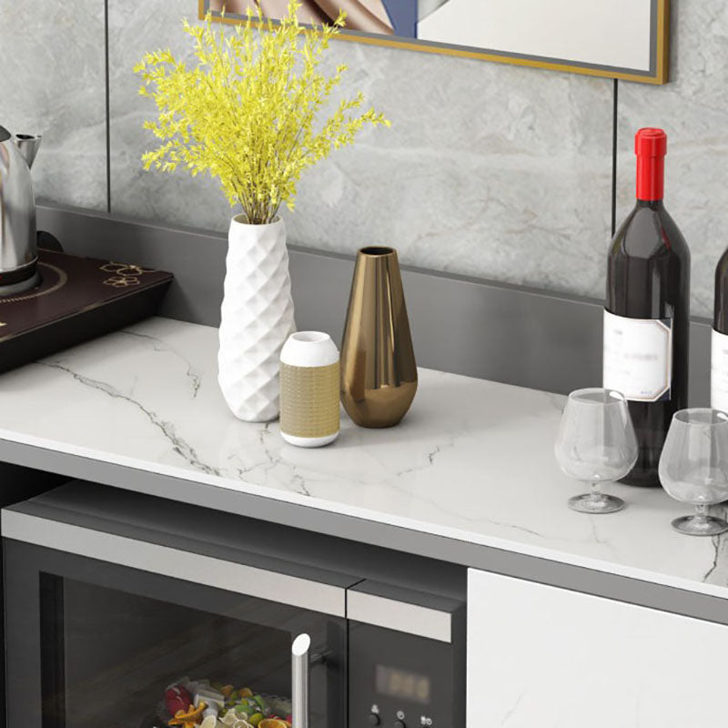 MODERNA STONE MODERNA 38,5 "H Server buffet per sala da pranzo sideboard con archiviazione aperta