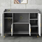 MODERNA STONE MODERNA 38,5 "H Server buffet per sala da pranzo sideboard con archiviazione aperta