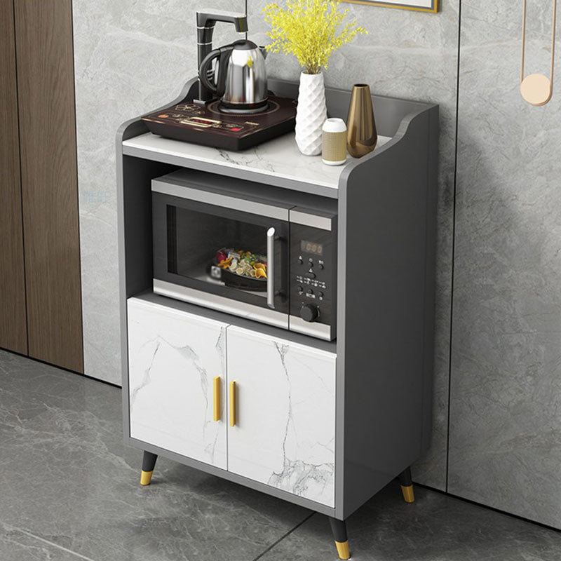 MODERNA STONE MODERNA 38,5 "H Server buffet per sala da pranzo sideboard con archiviazione aperta