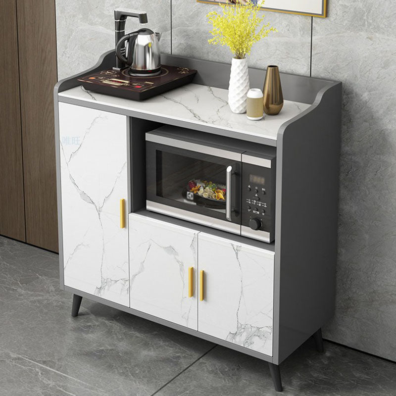 MODERNA STONE MODERNA 38,5 "H Server buffet per sala da pranzo sideboard con archiviazione aperta