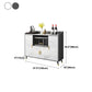 MODERNA STONE MODERNA 38,5 "H Server buffet per sala da pranzo sideboard con archiviazione aperta