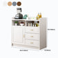 Contemporary Sideboard Rubber Wood Sideboard with Door and Drawer for Dining Room Clearhalo 'buffet_sideboard' 'Buffets & Sideboards' 'furn' 'furn_buffet_sideboard' 'Furniture' 'Kitchen & Dining Furniture' 5571241