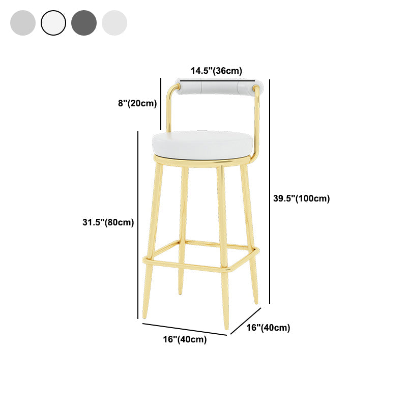 Glam 1/4 pièces Table de bar de barre de comptoir en pierre rectangulaire avec tabourets hauts