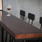 Industrial Rectangle Solid Wood Bar Table Set 1/5 Pieces Counter Table with High Stools Clearhalo 'Bar Furniture' 'furn' 'furn_home_bar_bar_sets' 'Furniture' 'Home Bars & Bar Sets' 'home_bar_bar_sets' 'Kitchen & Dining Furniture' 5571329