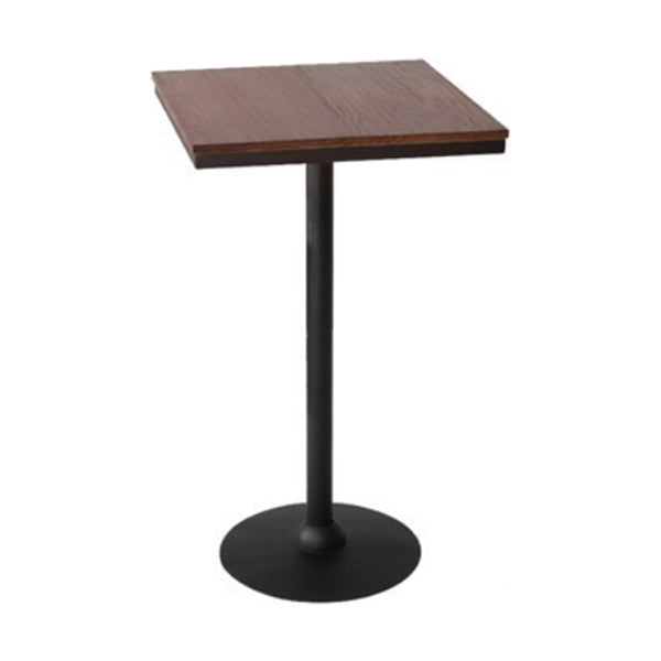 Industrial Wood Pub Dining Set 1/3/5 Pieces counter Table with Upholstered Stools Brown 22"L x 22"W Clearhalo 'Bar Furniture' 'furn' 'furn_home_bar_bar_sets' 'Furniture' 'Home Bars & Bar Sets' 'home_bar_bar_sets' 'Kitchen & Dining Furniture' 5571438