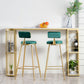 Moderno 1/3 pezzi da bar set tavolino in pietra con sgabelli alti per soggiorno