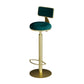 Modern 1/5 Pieces Bar Table Set Stone Counter Table with High Stools for Living Room Light-Green 26"H Stool (Single) Clearhalo 'Bar Furniture' 'furn' 'furn_home_bar_bar_sets' 'Furniture' 'Home Bars & Bar Sets' 'home_bar_bar_sets' 'Kitchen & Dining Furniture' 5571544