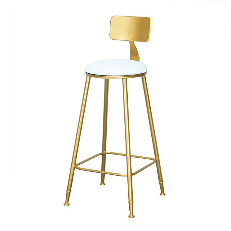 Table de table de bar en marbre rectangle luxueux Table de comptoir 1/3 pièces avec tabourets hauts