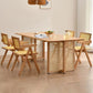 Modern Solid Wood Dining Set 1/2/3/4/5 Pieces Dining Furniture 5 Pieces: Table, 4 Wood Chairs Clearhalo 'Dining Room Sets' 'Dining Tables & Seating' 'dining_room_set' 'furn' 'furn_dining_room_set' 'Furniture' 'Kitchen & Dining Furniture' 5571641