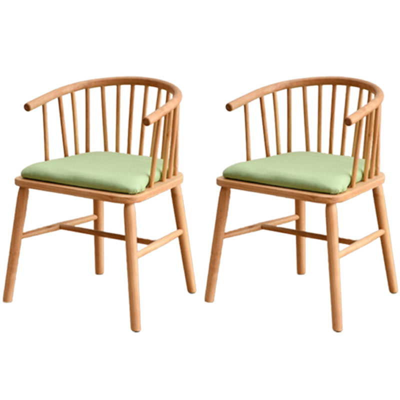 Modern Solid Wood Dining Set 1/2/3/4/5 Pieces Dining Furniture 2 Green Chairs Clearhalo 'Dining Room Sets' 'Dining Tables & Seating' 'dining_room_set' 'furn' 'furn_dining_room_set' 'Furniture' 'Kitchen & Dining Furniture' 5571643