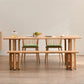 Modern Solid Wood Dining Set 1/2/3/4/5 Pieces Dining Furniture 4 Pieces: Table, 2 Green Chairs, 1 Bench Clearhalo 'Dining Room Sets' 'Dining Tables & Seating' 'dining_room_set' 'furn' 'furn_dining_room_set' 'Furniture' 'Kitchen & Dining Furniture' 5571644