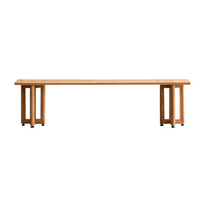 Modern Solid Wood Dining Set 1/2/3/4/5 Pieces Dining Furniture Bench 87"L x 12"W Clearhalo 'Dining Room Sets' 'Dining Tables & Seating' 'dining_room_set' 'furn' 'furn_dining_room_set' 'Furniture' 'Kitchen & Dining Furniture' 5571647