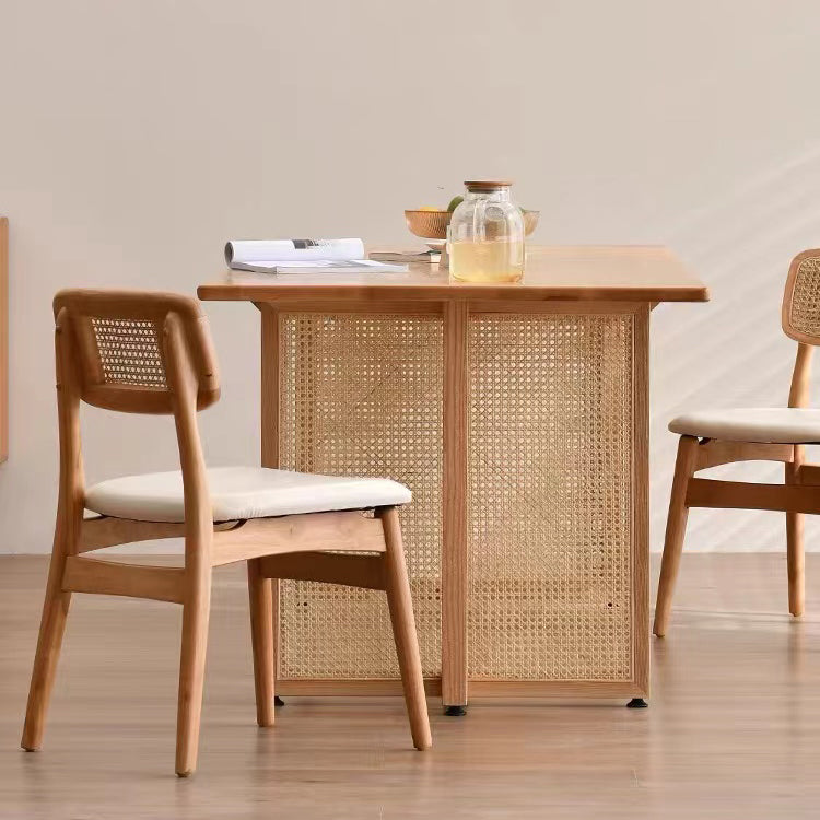 Modern Solid Wood Dining Set 1/2/3/4/5 Pieces Dining Furniture Clearhalo 'Dining Room Sets' 'Dining Tables & Seating' 'dining_room_set' 'furn' 'furn_dining_room_set' 'Furniture' 'Kitchen & Dining Furniture' 5571657