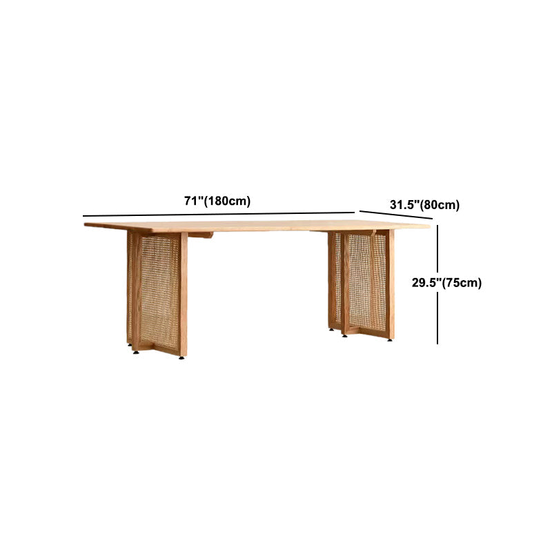 Modern Solid Wood Dining Set 1/2/3/4/5 Pieces Dining Furniture Clearhalo 'Dining Room Sets' 'Dining Tables & Seating' 'dining_room_set' 'furn' 'furn_dining_room_set' 'Furniture' 'Kitchen & Dining Furniture' 5571660