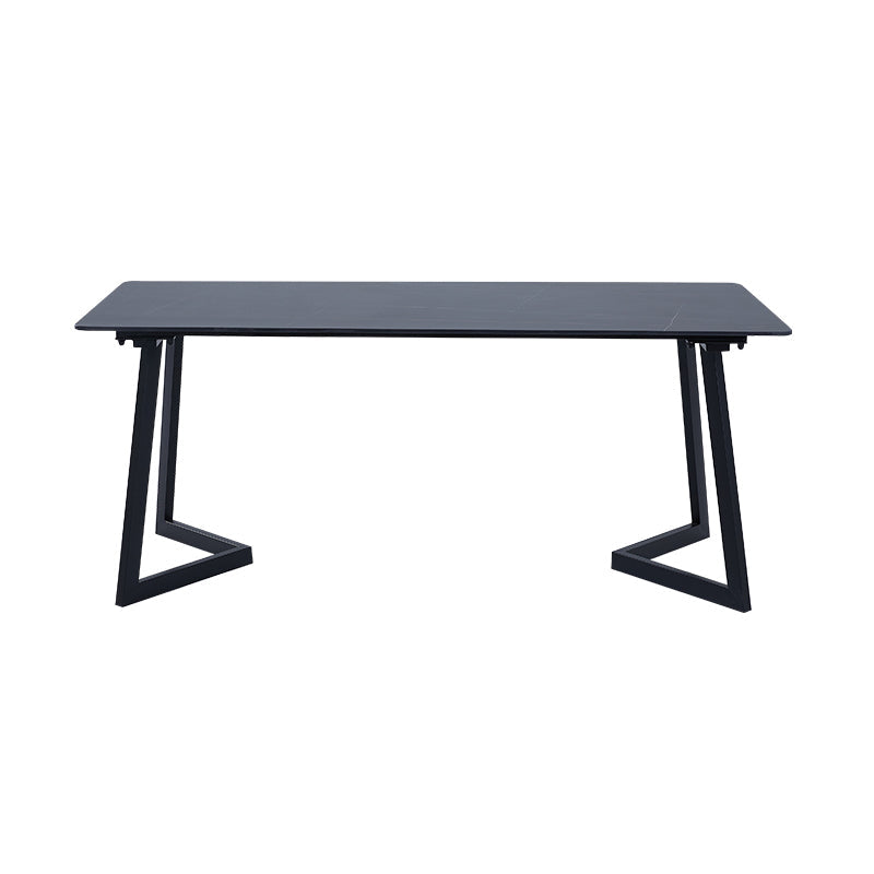 Set da pranzo contemporaneo da 1/2/5/7 pezzi, mobili da pranzo in pietra