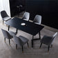 Set da pranzo contemporaneo da 1/2/5/7 pezzi, mobili da pranzo in pietra
