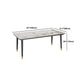 Modern Rectangle Dining Set 1/4/5/7 Pieces Stone Top Legs Indoor Dinette Set Clearhalo 'Dining Room Sets' 'Dining Tables & Seating' 'dining_room_set' 'furn' 'furn_dining_room_set' 'Furniture' 'Kitchen & Dining Furniture' 5571720