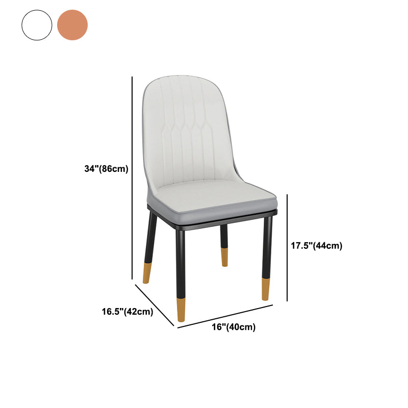 Modern Rectangle Dining Set 1/4/5/7 Pieces Stone Top Legs Indoor Dinette Set Clearhalo 'Dining Room Sets' 'Dining Tables & Seating' 'dining_room_set' 'furn' 'furn_dining_room_set' 'Furniture' 'Kitchen & Dining Furniture' 5571723