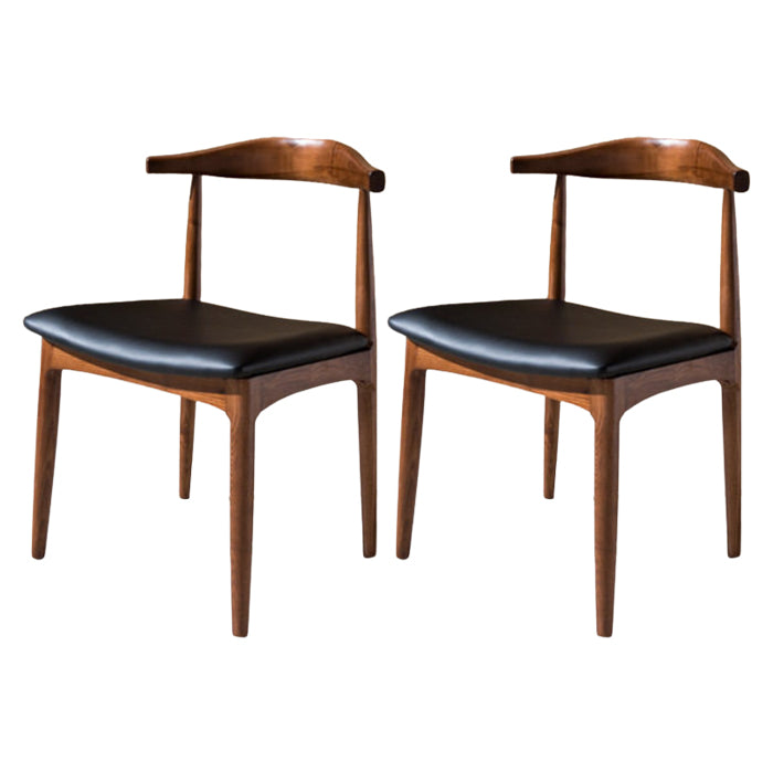 Modern 1/2/3/4/5 Pieces Dining Set Rectangle Solid Wood Legs Dinette Set in Natural 2 Natural Chairs Clearhalo 'Dining Room Sets' 'Dining Tables & Seating' 'dining_room_set' 'furn' 'furn_dining_room_set' 'Furniture' 'Kitchen & Dining Furniture' 5571726