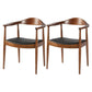 Modern 1/2/3/4/5 Pieces Dining Set Rectangle Solid Wood Legs Dinette Set in Natural 2 Black Chairs Clearhalo 'Dining Room Sets' 'Dining Tables & Seating' 'dining_room_set' 'furn' 'furn_dining_room_set' 'Furniture' 'Kitchen & Dining Furniture' 5571728