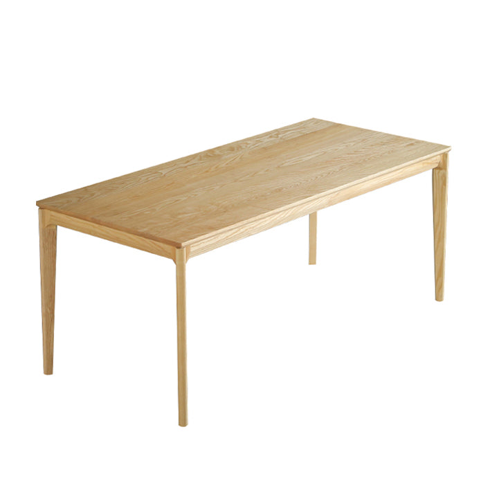 Modern 1/2/3/4/5 Pieces Dining Set Rectangle Solid Wood Legs Dinette Set in Natural Clearhalo 'Dining Room Sets' 'Dining Tables & Seating' 'dining_room_set' 'furn' 'furn_dining_room_set' 'Furniture' 'Kitchen & Dining Furniture' 5571732